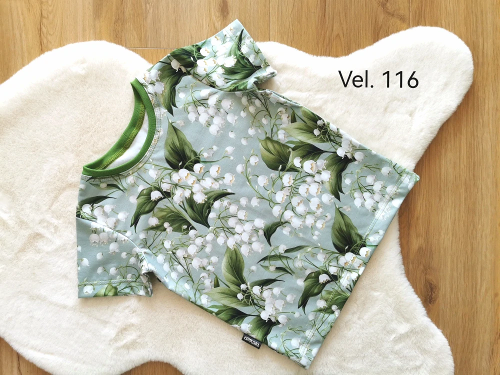 Tričko kr.rukáv - KONVALINKY - vel.116