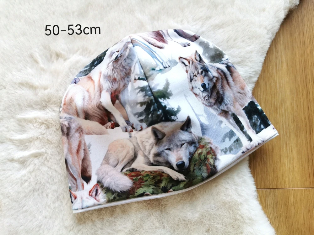 dvouvrstvá čepice - VLCI - obvod 50-53cm (4-7let)