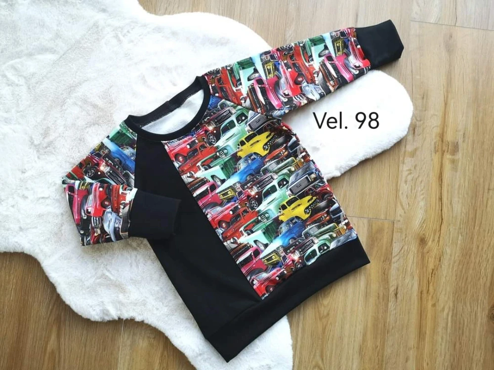 dětská mikina - auta | vel.98