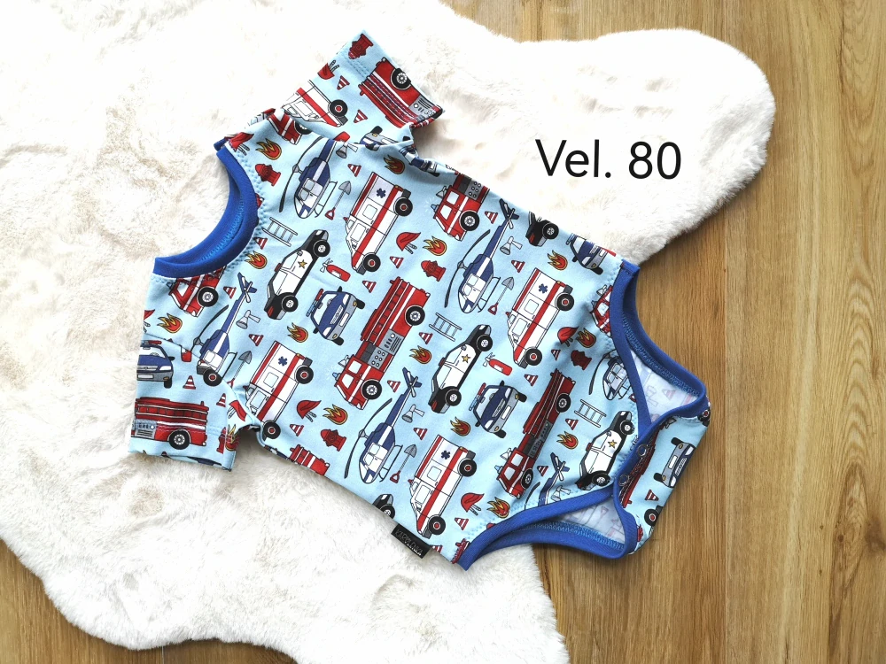Bodyčko kr.rukáv - ZÁCHRANNÉ SLOŽKY - vel.80
