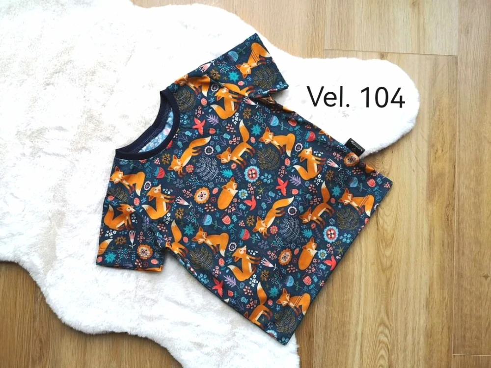 Tričko kr.rukáv - LIŠKY - vel.104