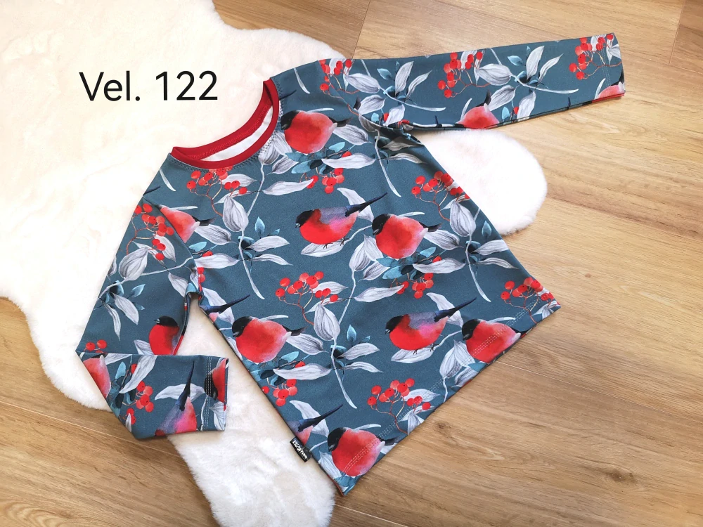 Tričko dl.rukáv - PTÁČCI HÝLI - vel.122