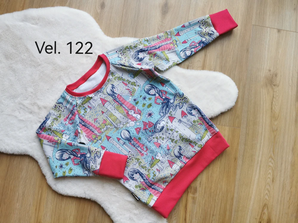 dětská mikina - princezna | vel.122