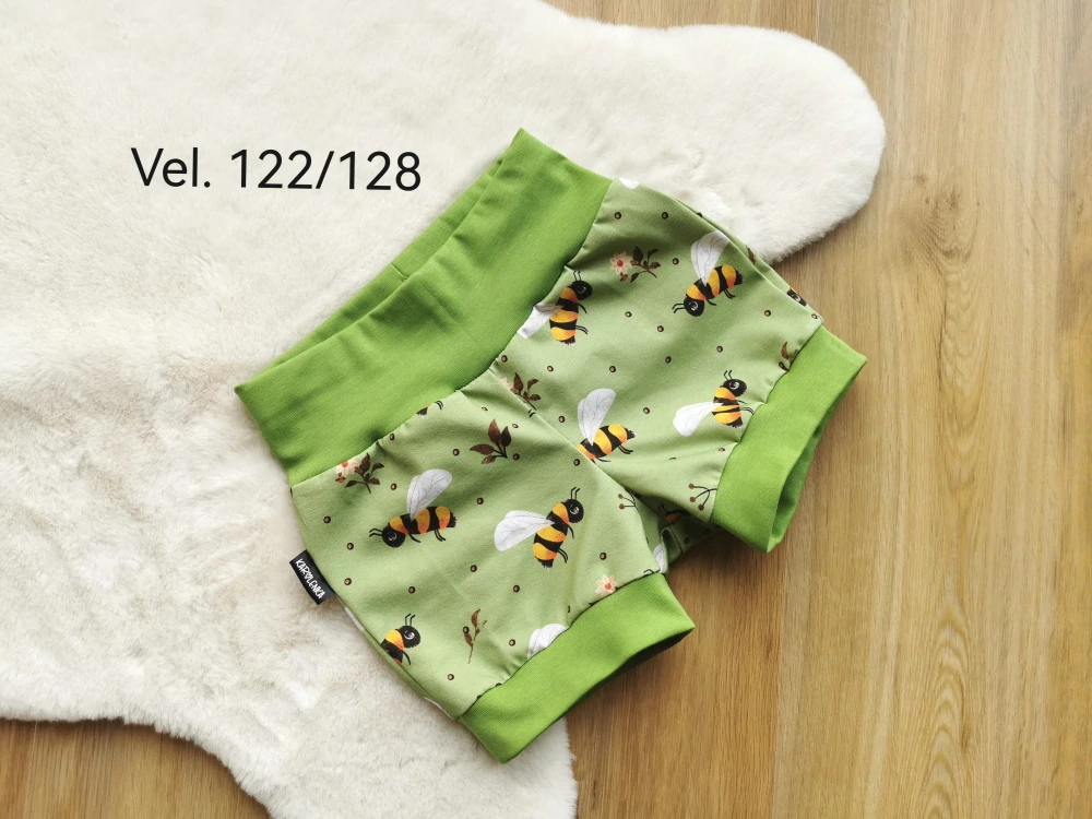 kraťásky - VČELKY - vel.122/128