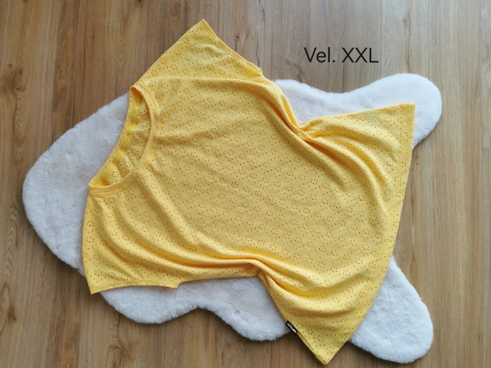 Triko přinech.rukáv - ŽLUTÉ, vel.XXL