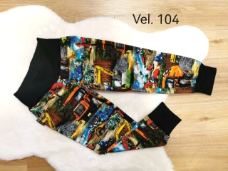 tepláky - STAVEBNÍ STROJE - vel.104