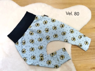 tepláčky - příšerky - vel.80