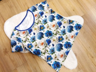 dámské tričko - MODRÝ BYLINKOVÝ HERBÁŘ - vel.3XL
