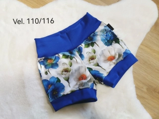 Kraťásky - MODROBÍLÝ HERBÁŘ - vel.110/116