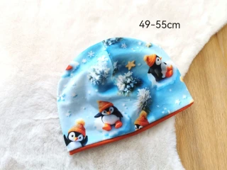 klasická dvouvrstvá čepice z veluru - TUČŇÁCI - obvod 49-55cm (4roky a více, starší děti)