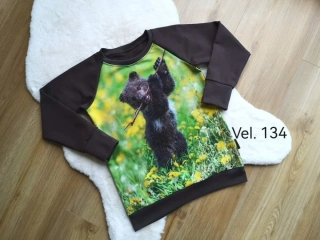 dětská mikina - medvídek | vel.134
