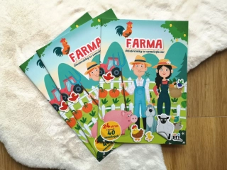 OMALOVÁNKY SE SAMOLEPKAMI - FARMA